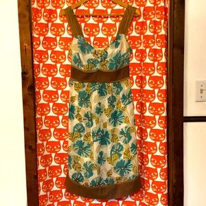 Forever flower print sleeveless dress